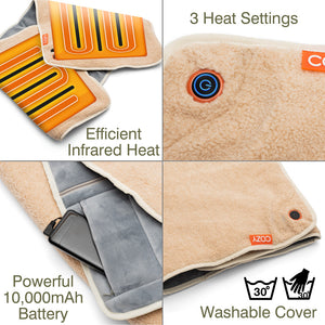 COZY Heated Throw & Seat Cover Pad - JORV